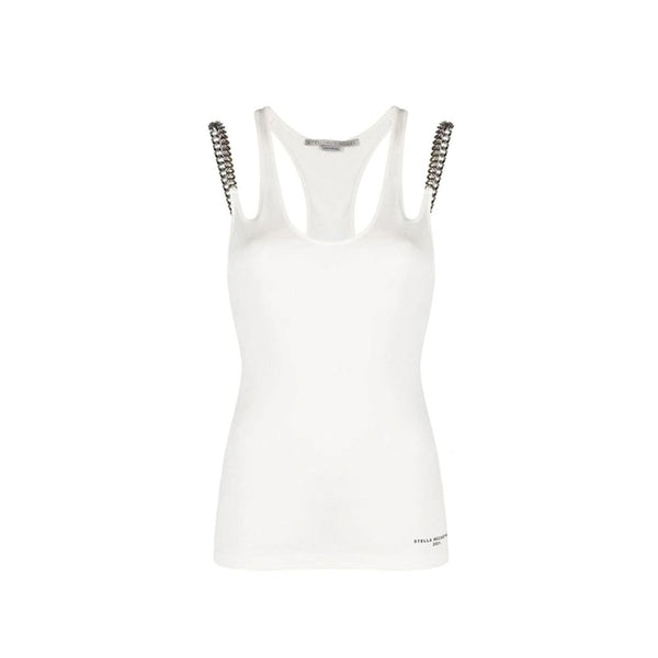 Stella McCartney 33% Cotton tank top in white