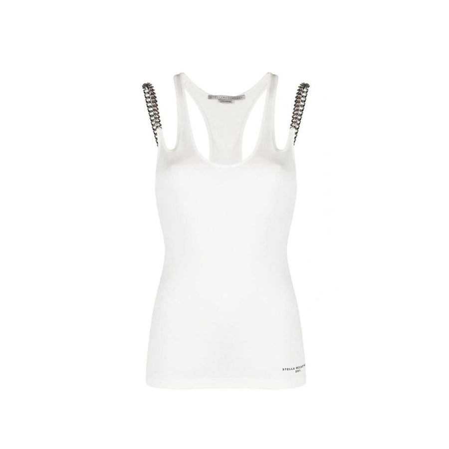 Stella McCartney 33% Cotton tank top in white