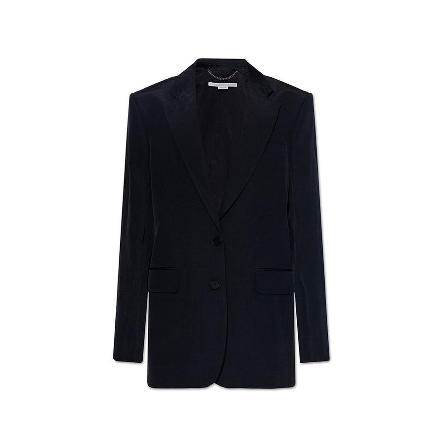Stella McCartney 72% viscose blazer in black