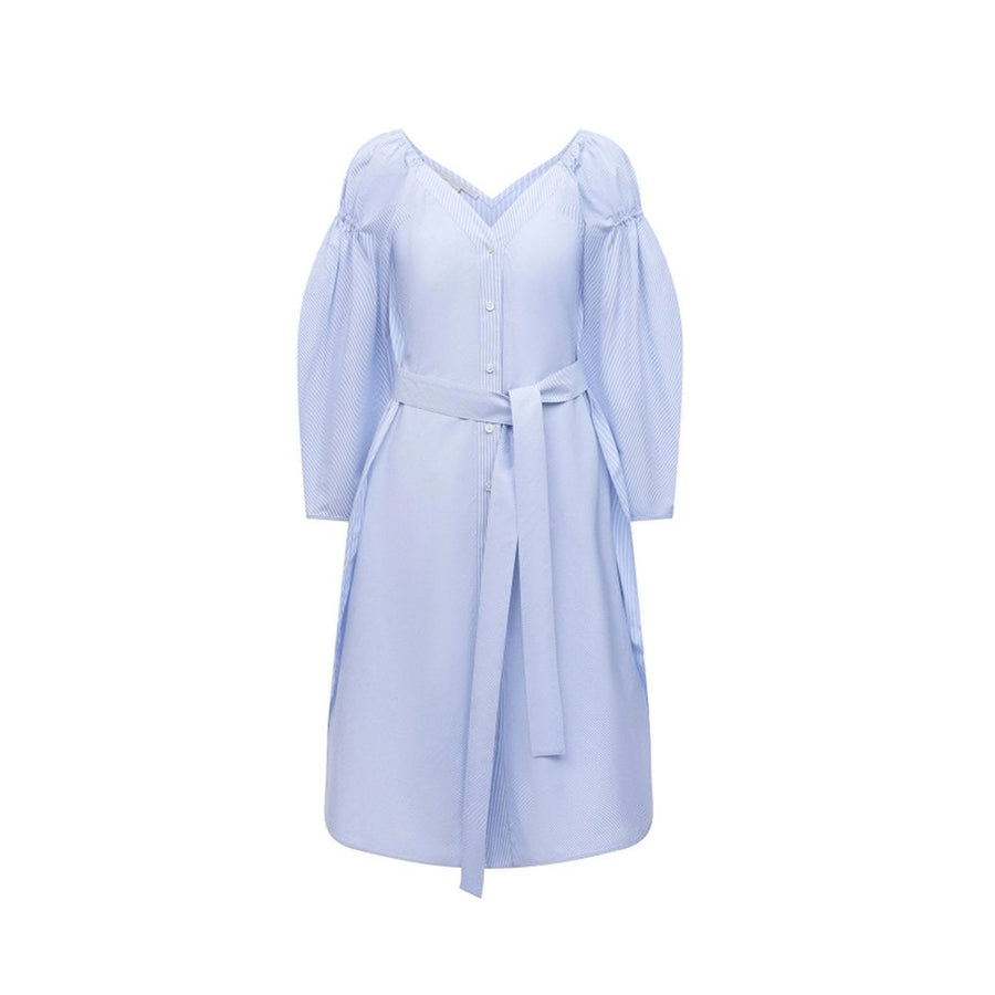 Stella McCartney 100% cotton dress in blue