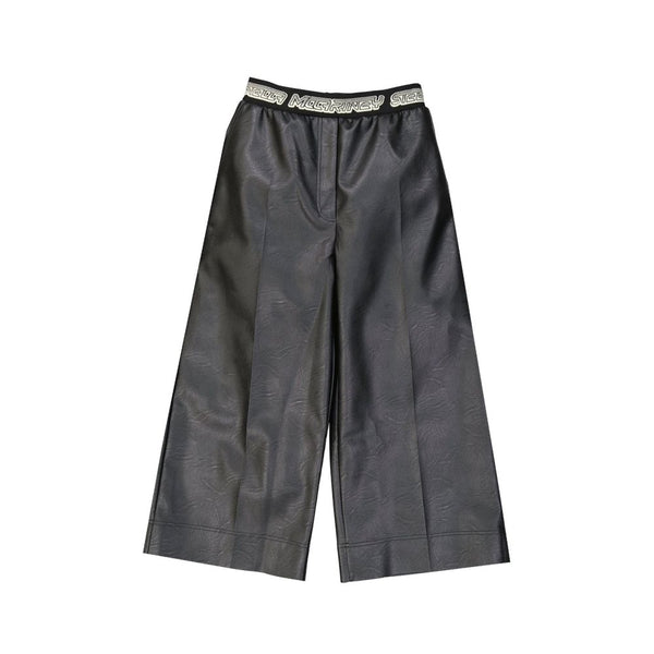 Stella McCartney 100% viscose trousers in black
