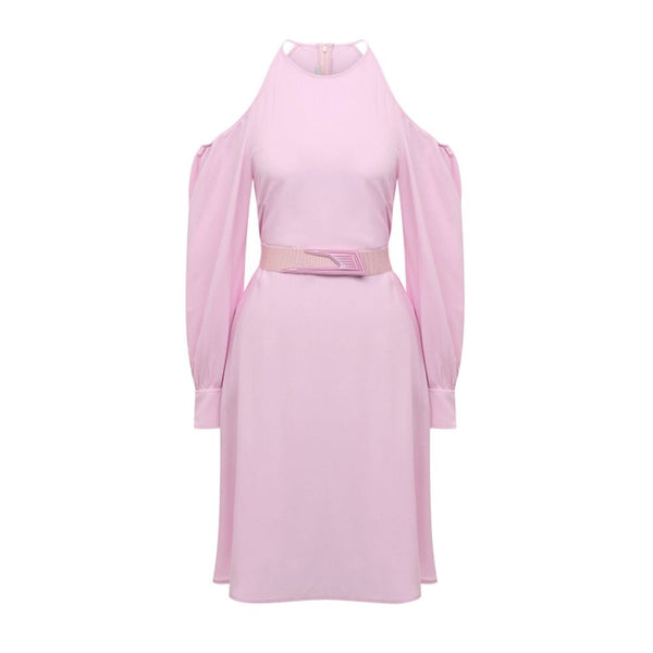 Stella McCartney 72% viscose dress in pink