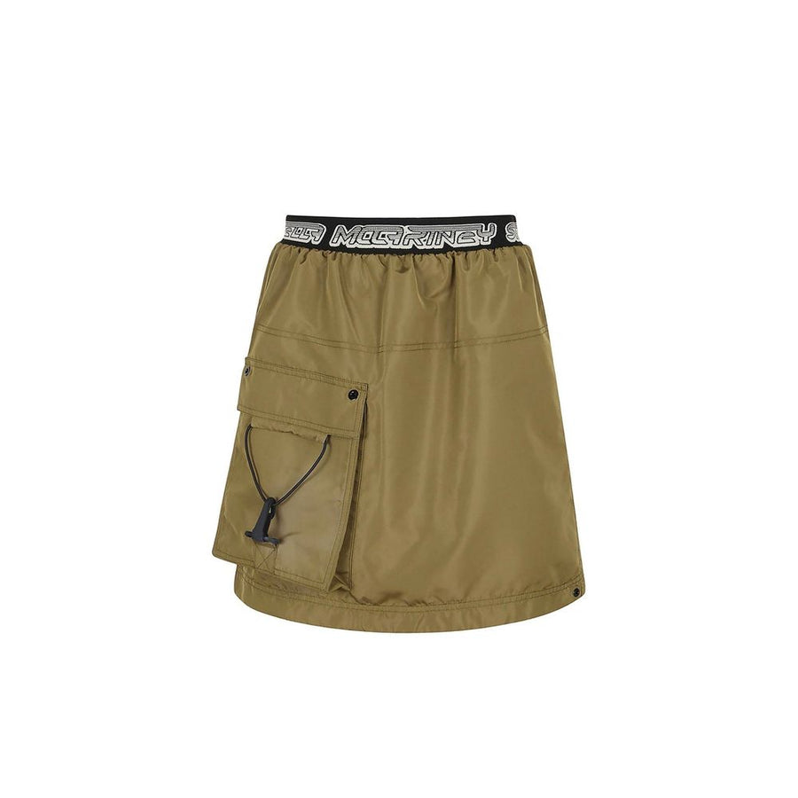Stella McCartney 100% polyester mini skirt in beige