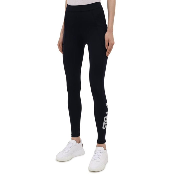 Stella McCartney 87% Polyamide leggings in black — view 2