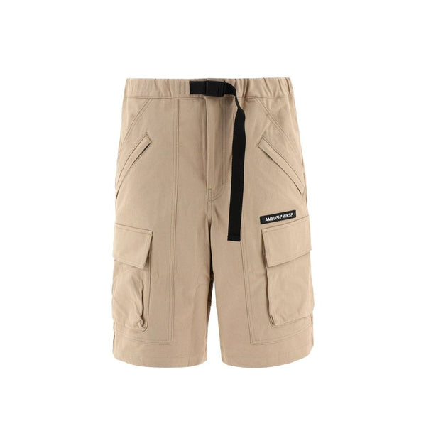 Ambush 100% Cotton bermuda shorts in beige