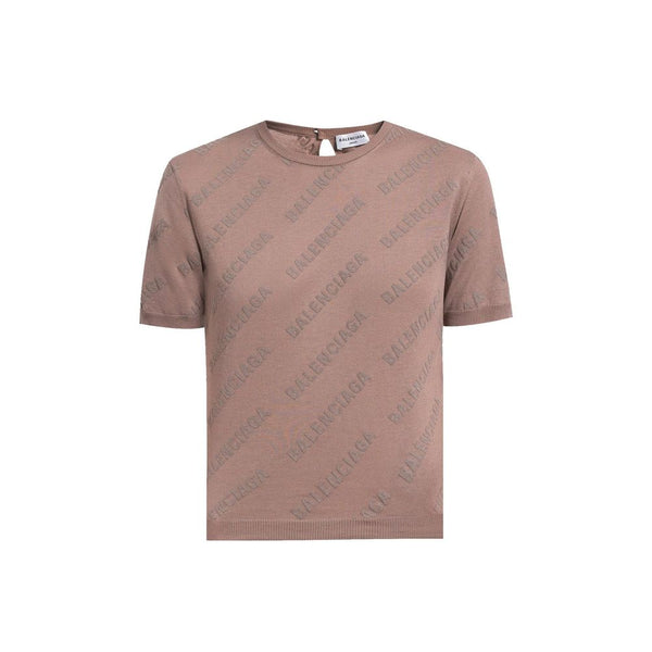 Balenciaga t-shirt in brown