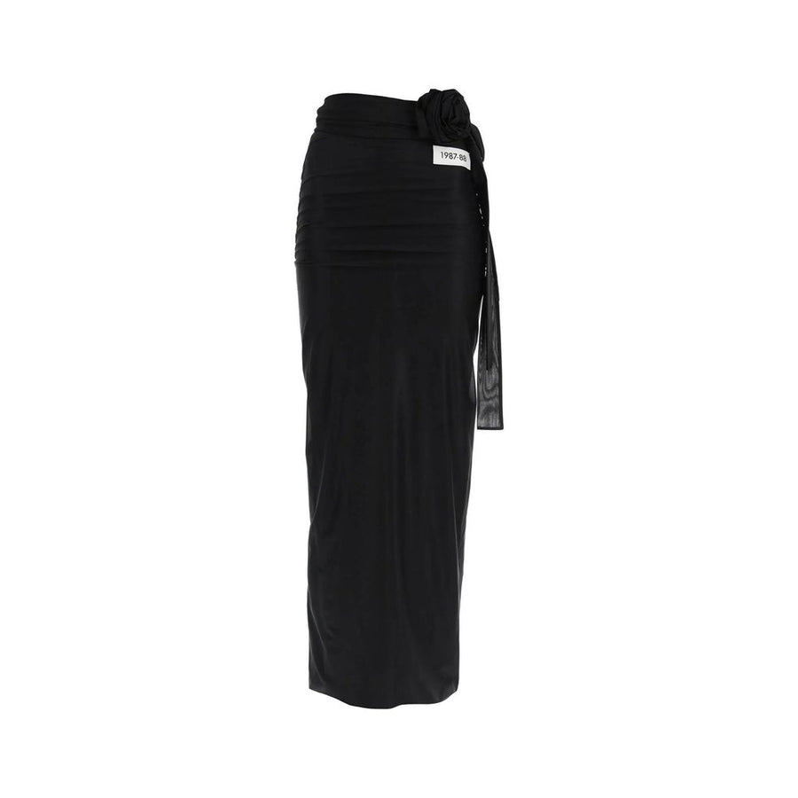Dolce & Gabbana 74% Polyamide skirt in black