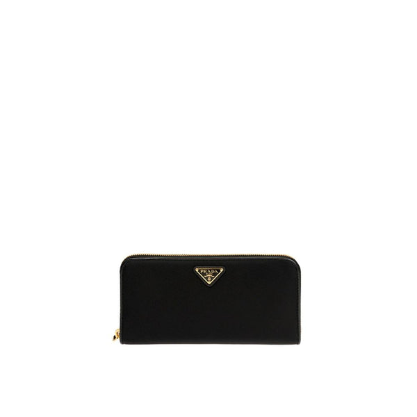 Prada 100% Nylon wallet in black
