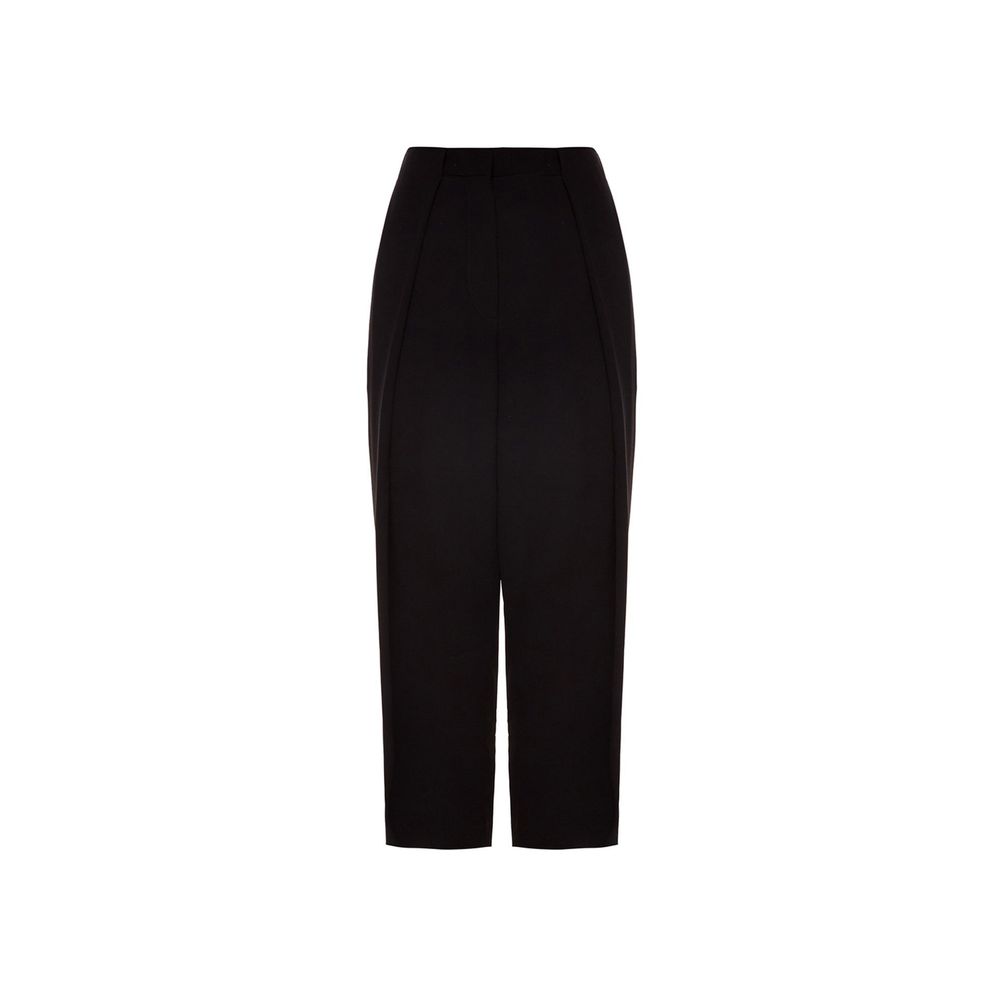 Balmain 100% viscose trousers in black