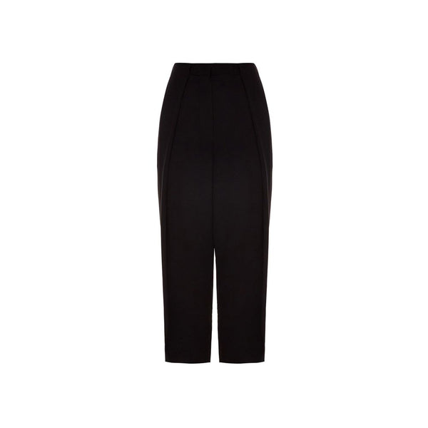 Balmain 100% viscose trousers in black