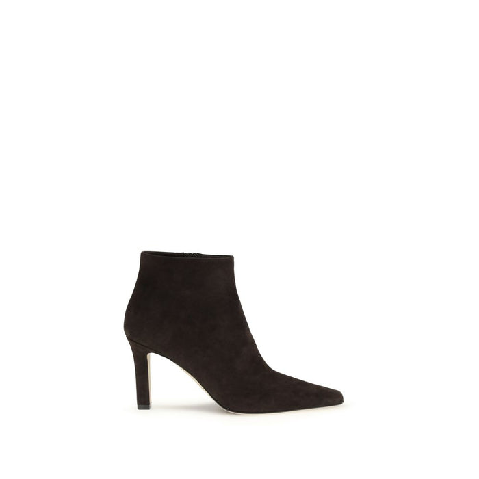 The Row Upper 100% Lamb ankle boot in brown