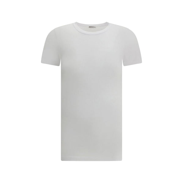 Brunello Cucinelli 93% Cotton 7% Elastane t-shirt in white