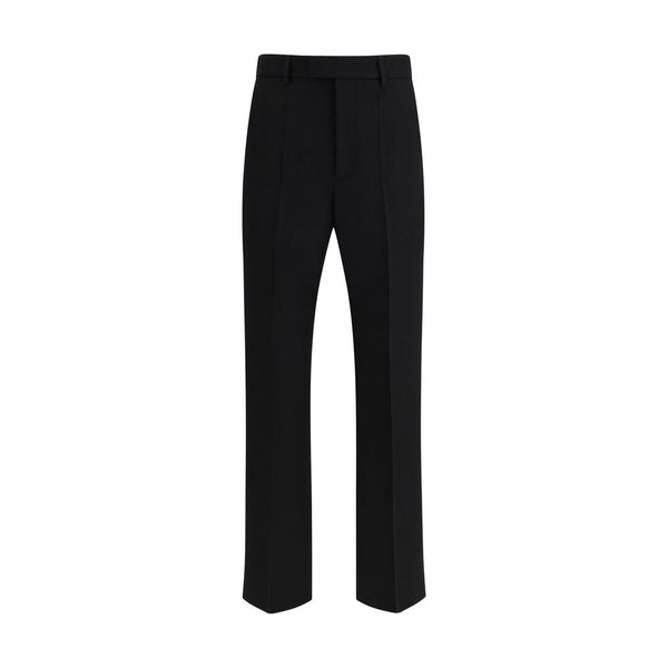 Valentino 100% Fleece Wool Ovis Aries trousers in black