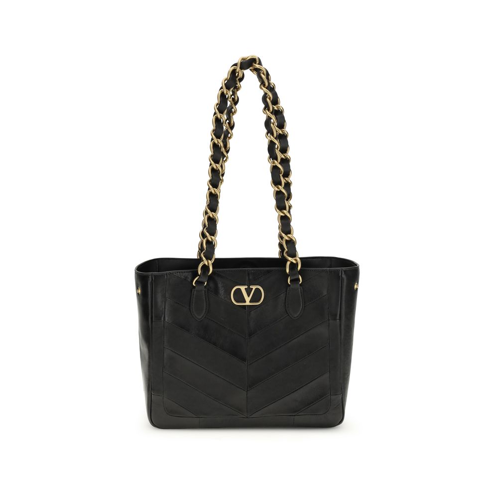 Black Napa Leather - Calf Bos Taurus Shoulder Bag