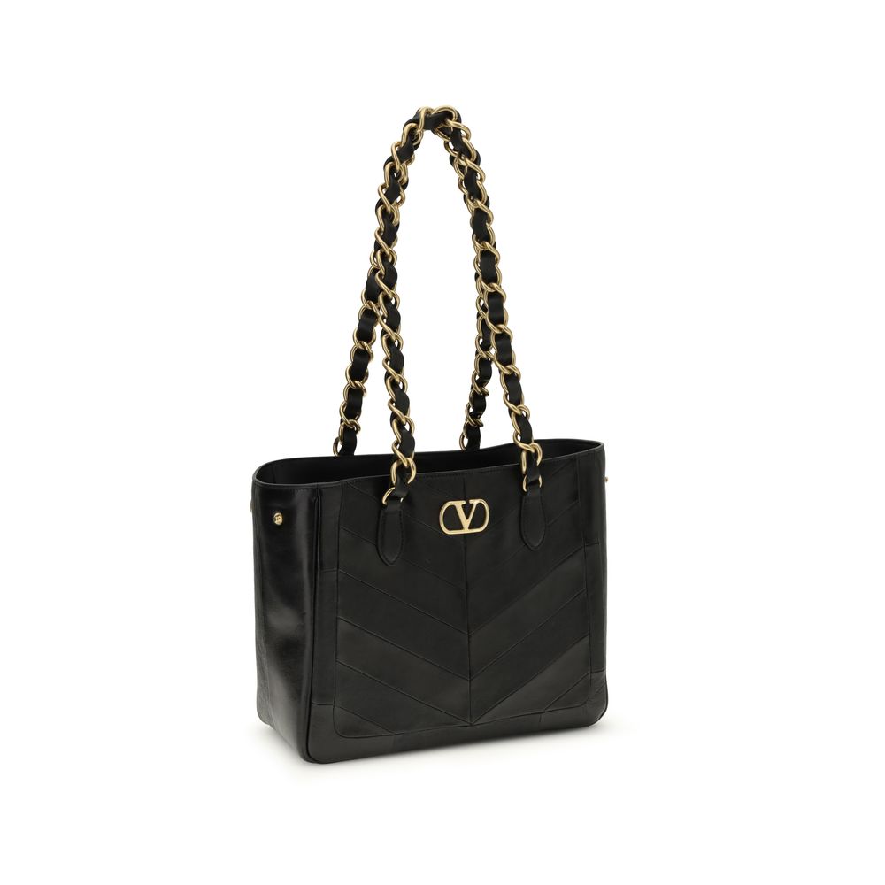 Black Napa Leather - Calf Bos Taurus Shoulder Bag