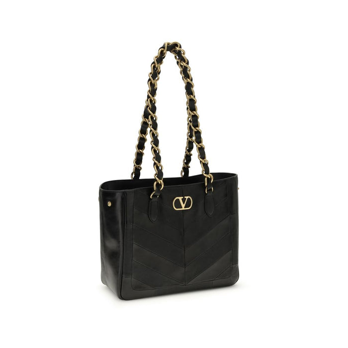 Black Napa Leather - Calf Bos Taurus Shoulder Bag