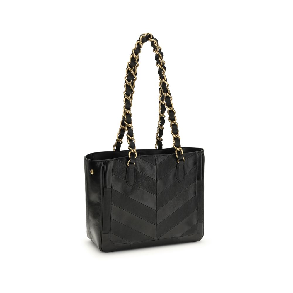 Black Napa Leather - Calf Bos Taurus Shoulder Bag