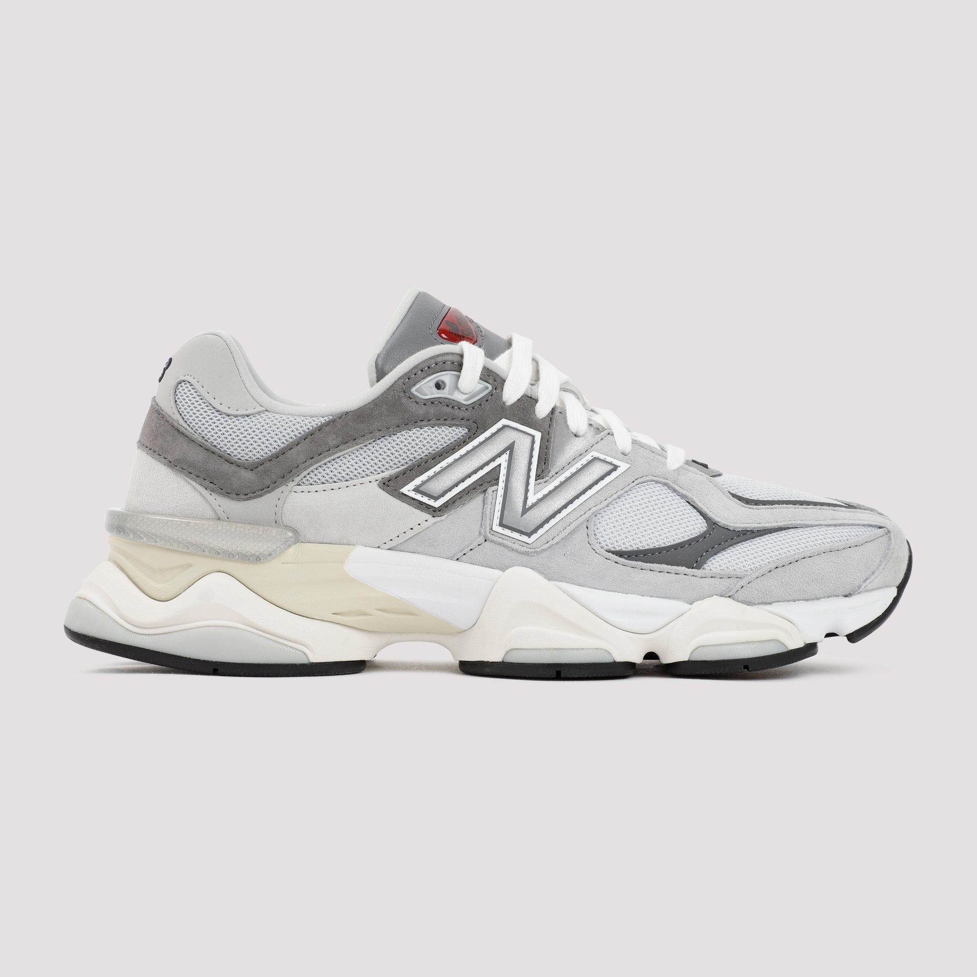 9060 Sneakers Grey Leather Textile Rubber