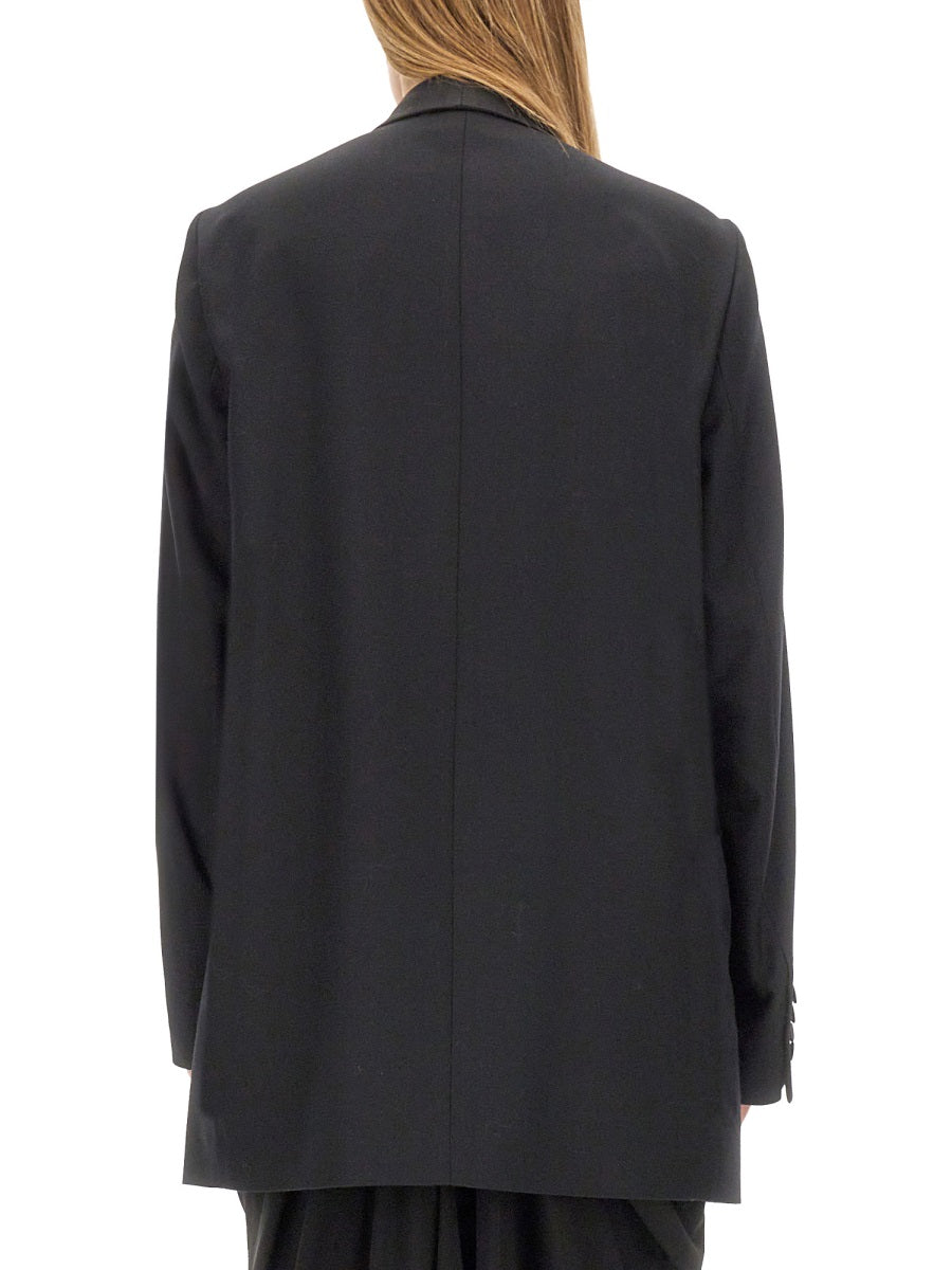 Double-Breasted Jacket Black Not Specified