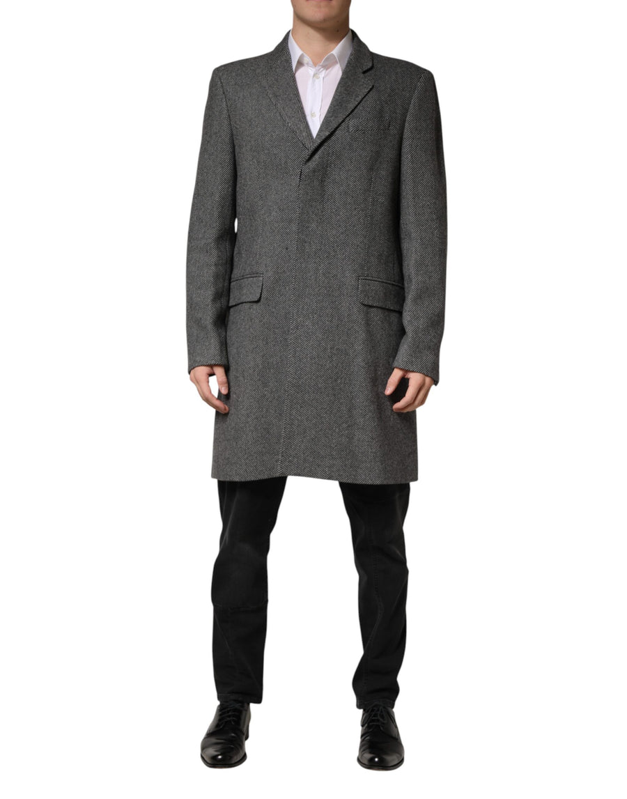 Dolce & Gabbana 78% Wool coat in gray