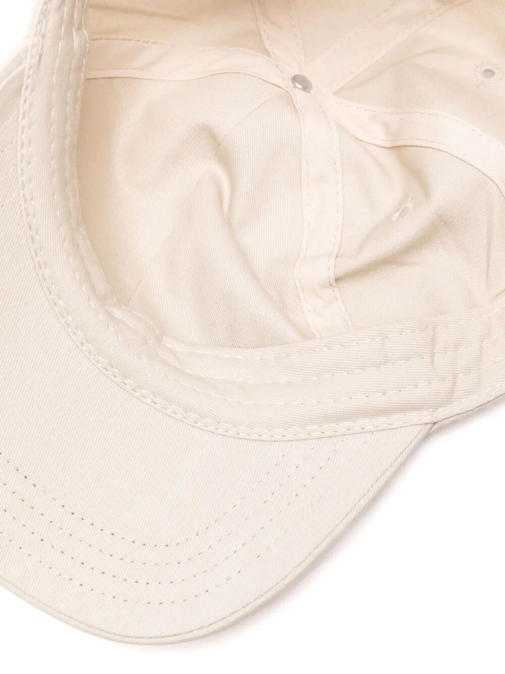 Slogan Cap Brown Cotton Hat
