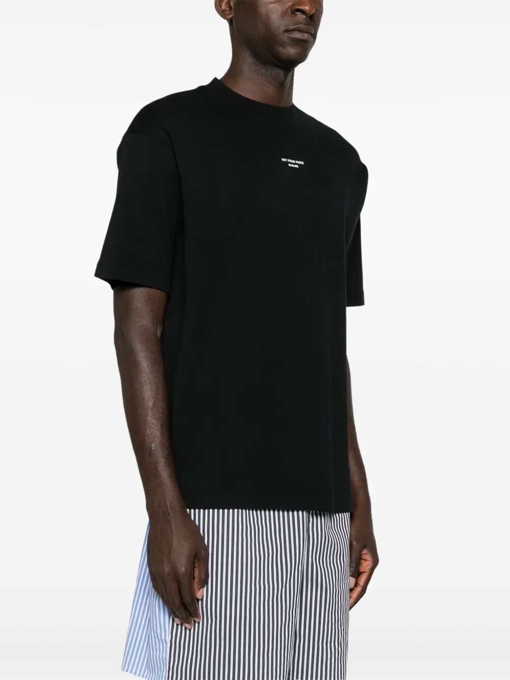 Classic Slogan T-Shirt Black Cotton Tshirt