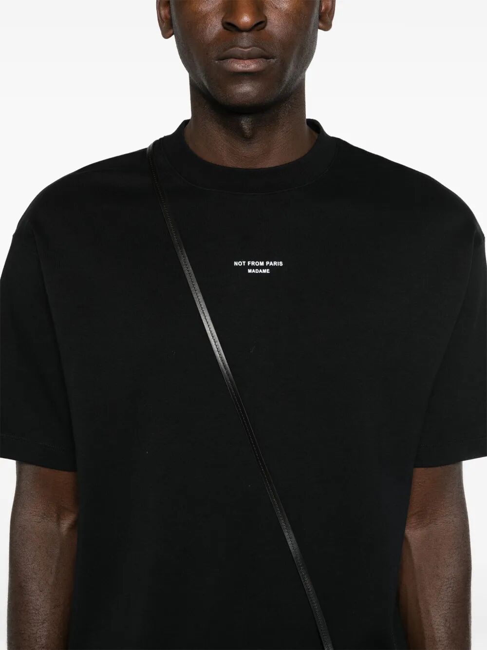Classic Slogan T-Shirt Black Cotton Tshirt
