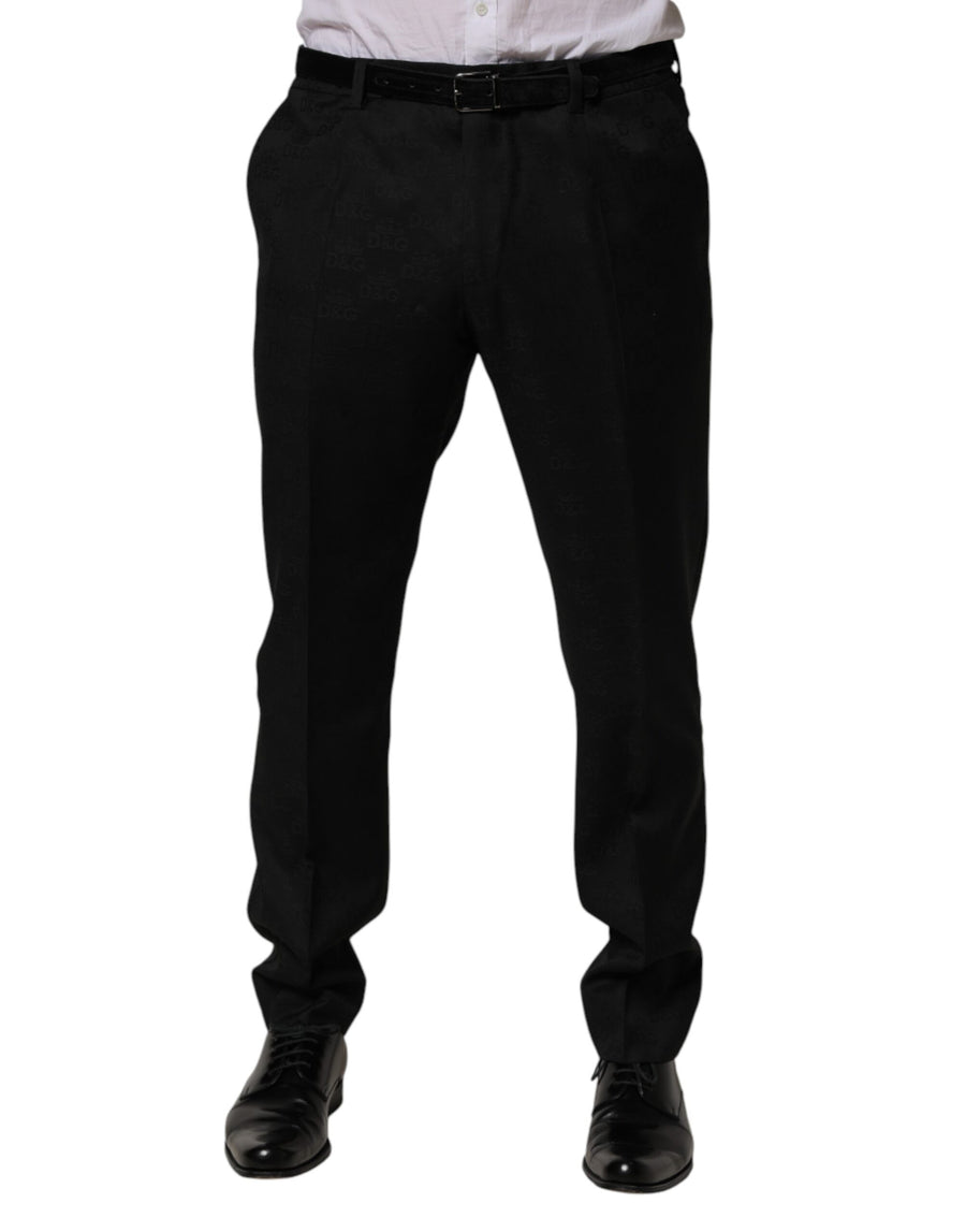 Dolce & Gabbana 100% Virgin Wool; Lining: 100% Viscose trousers in black