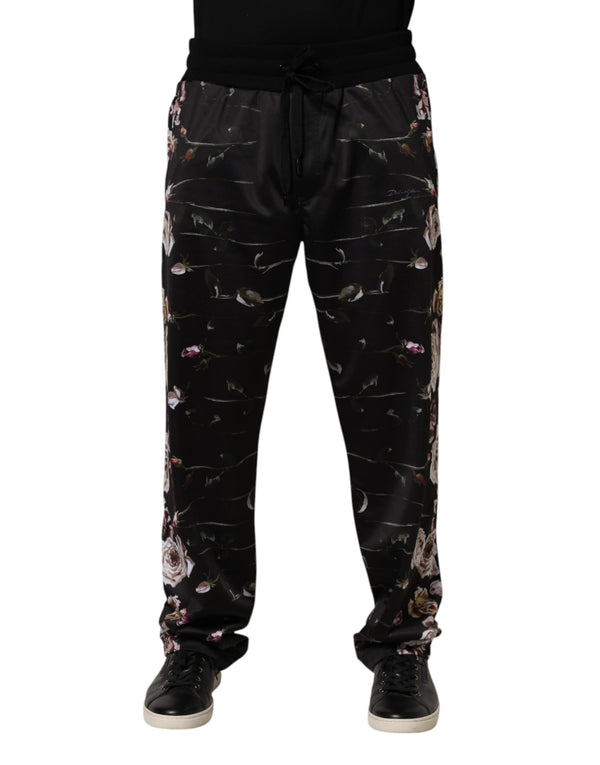 Dolce & Gabbana 100% Polyester chinos in black