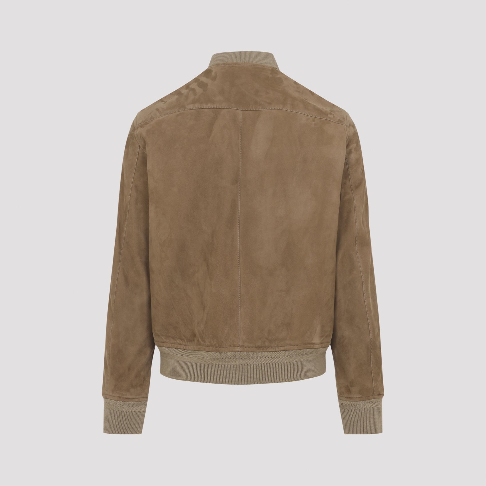 Leather Jacket Nude & Neutrals Suede Lamb