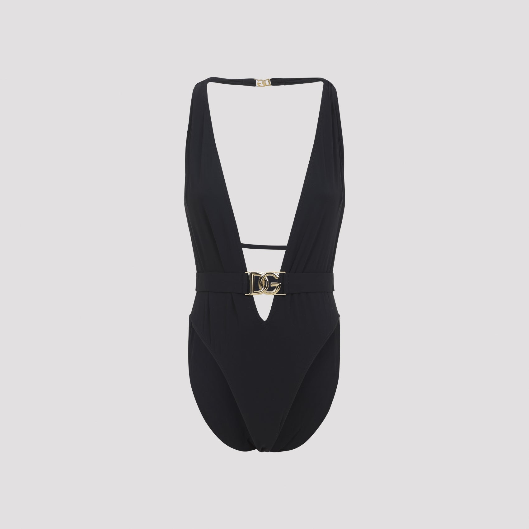 Polyamide One-piece Black Elastane Swimwear