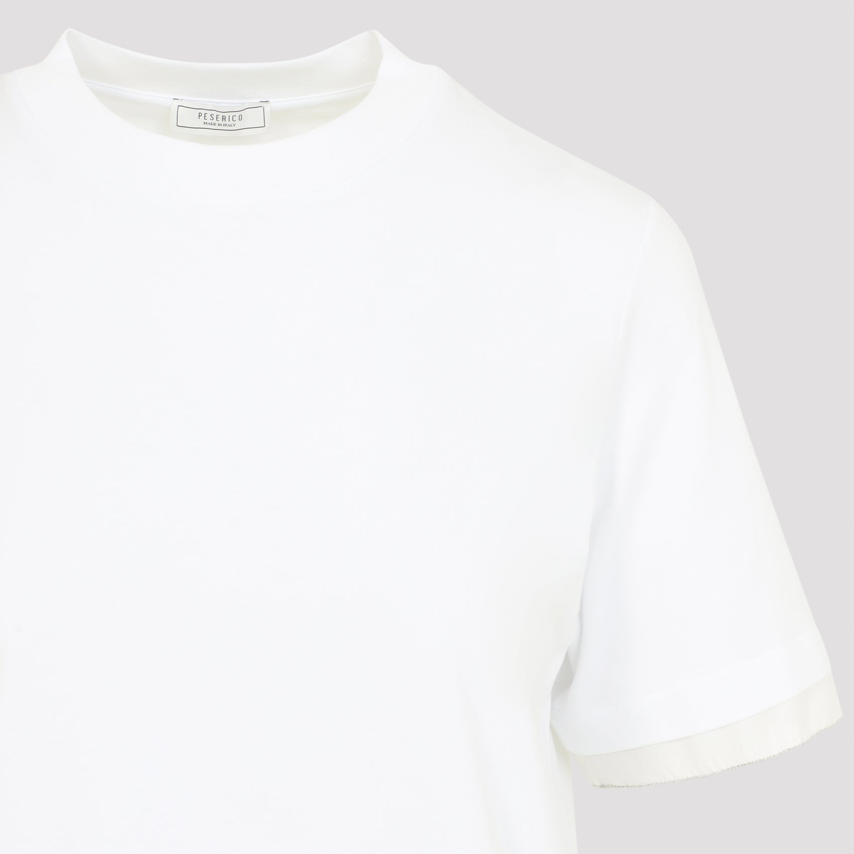 Cotton T-Shirt White Elastane Tshirt