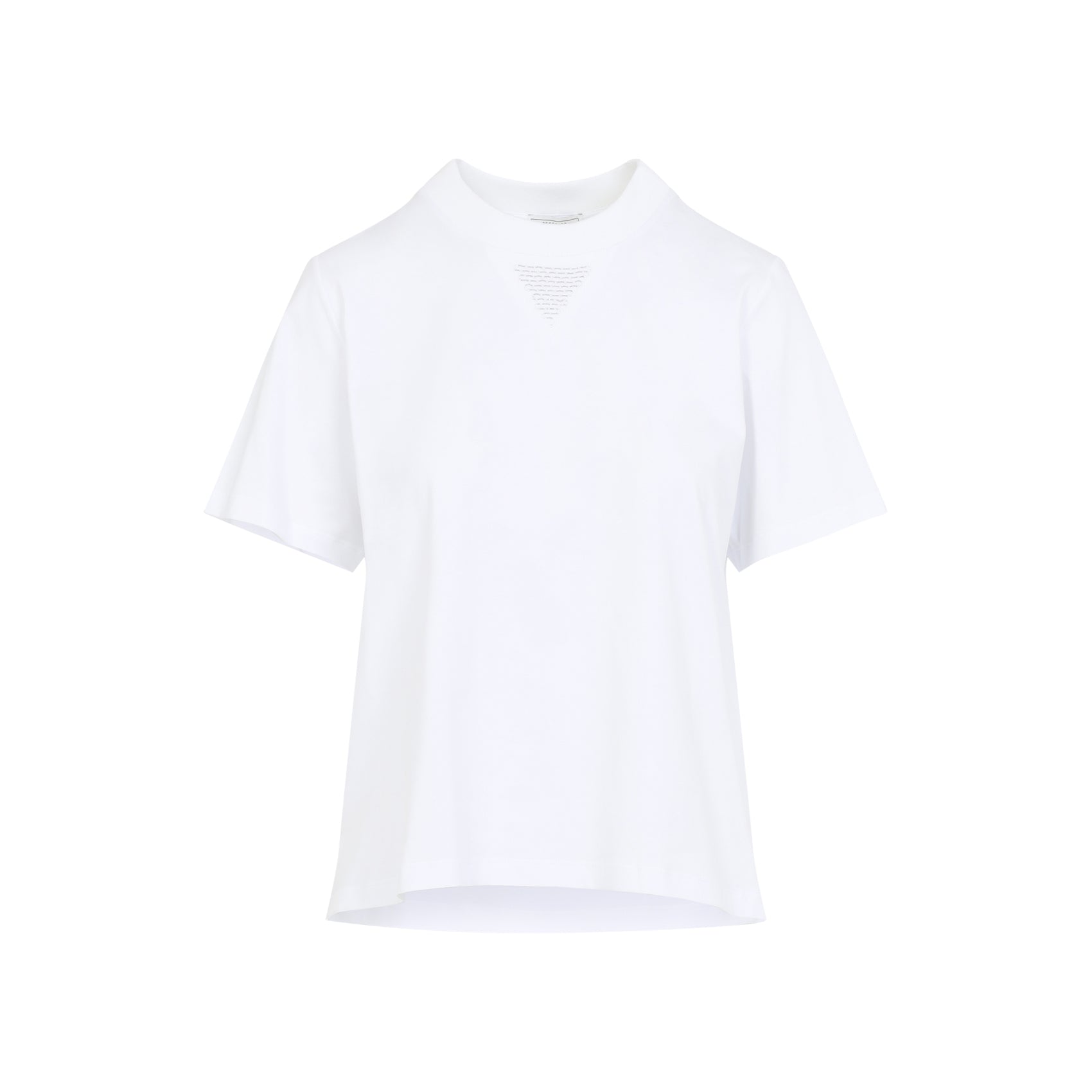 Cotton T-shirt White Elastane Tshirt