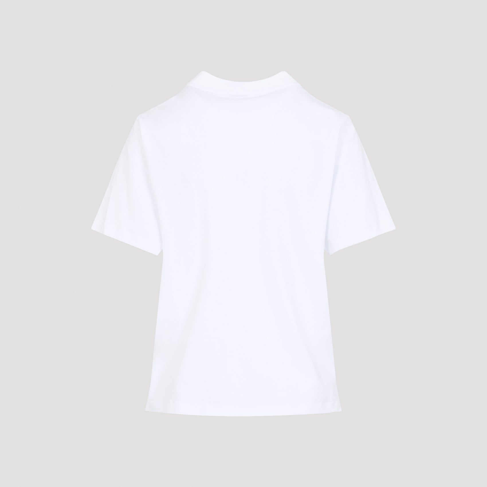 Cotton T-shirt White Elastane Tshirt