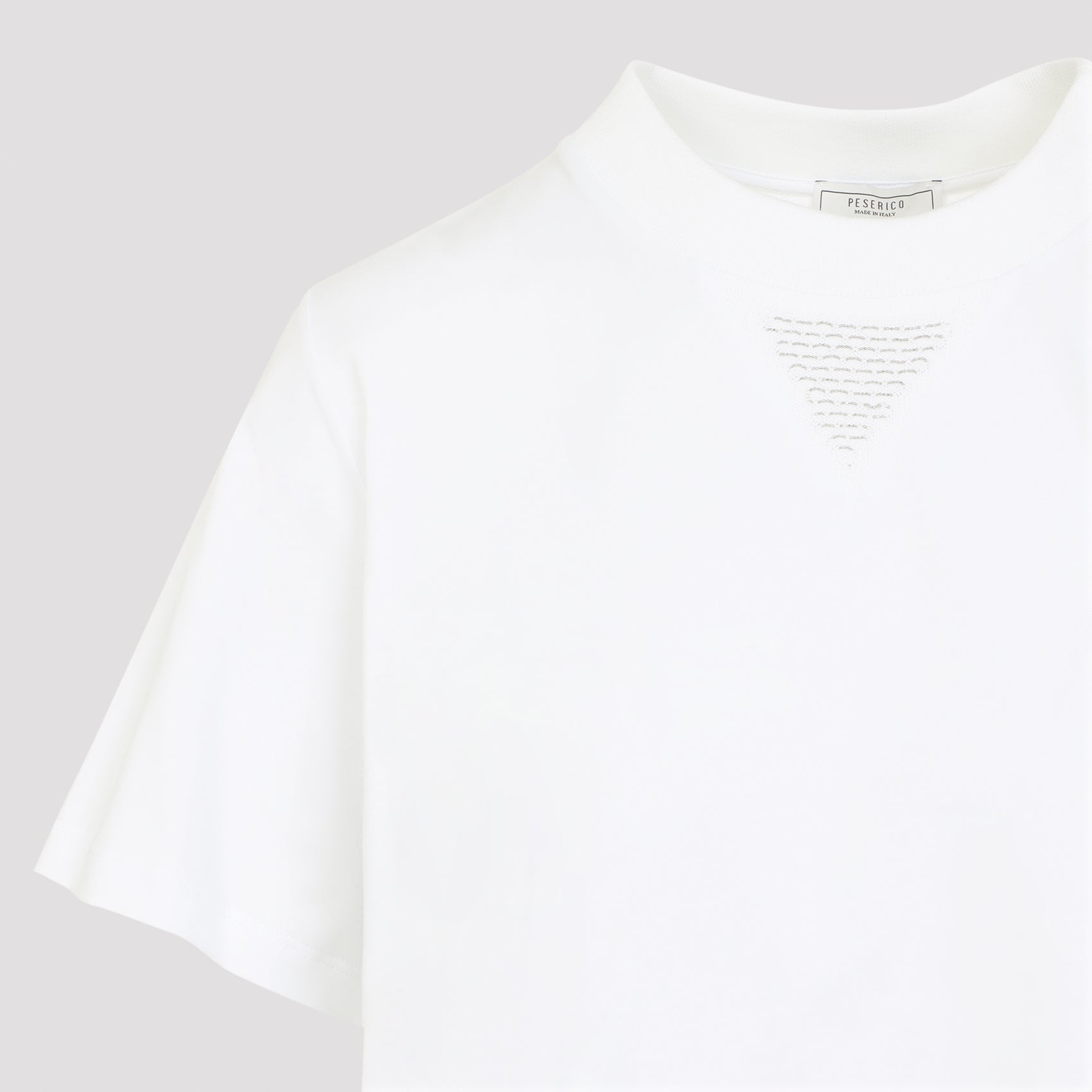 Cotton T-shirt White Elastane Tshirt