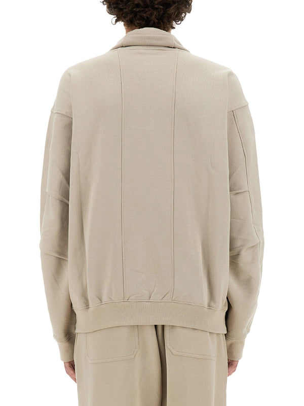 Zip Sweatshirt Grey Organic Cotton Sweatshirts