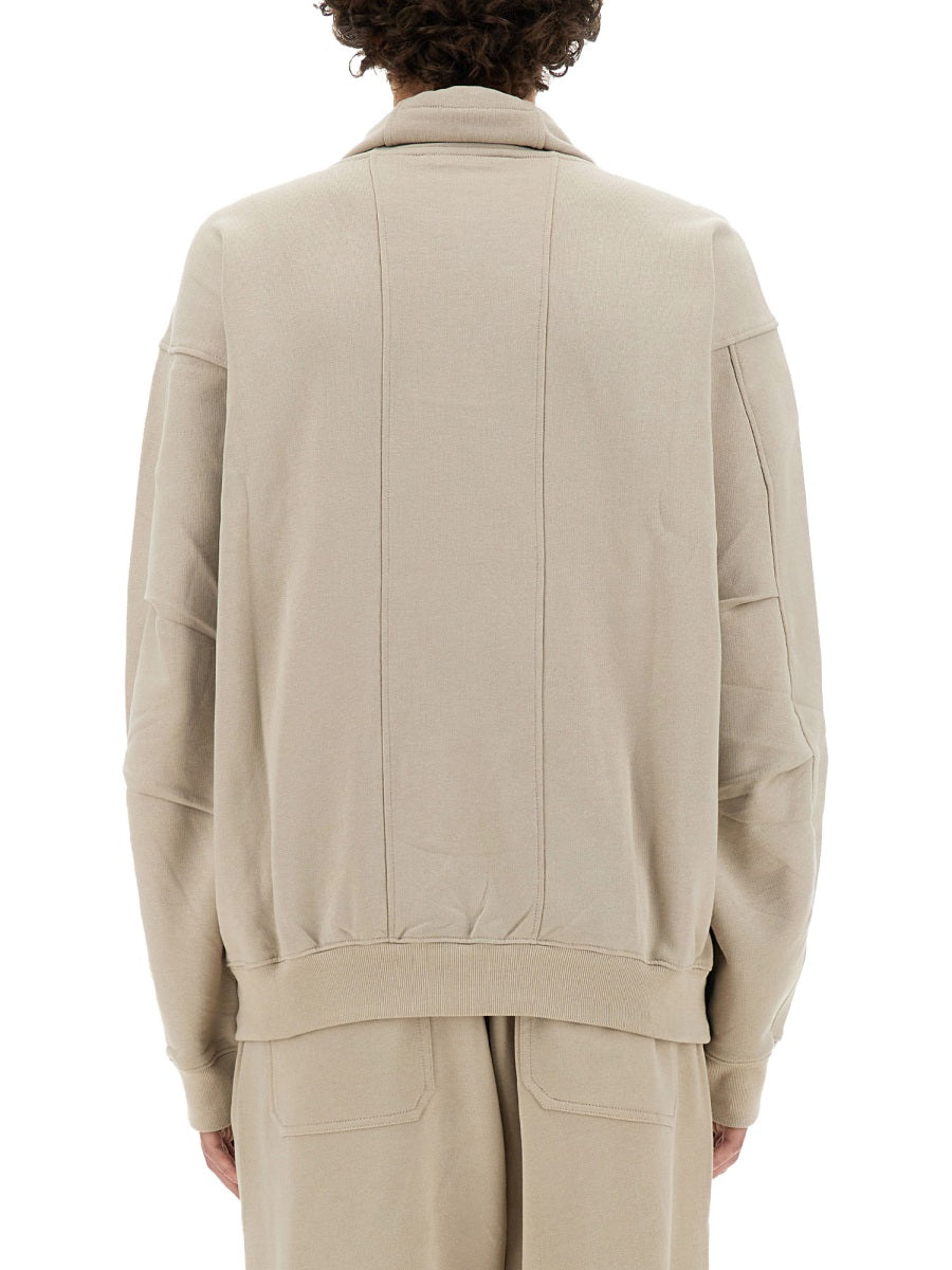 Zip Sweatshirt Grey Organic Cotton Sweatshirts