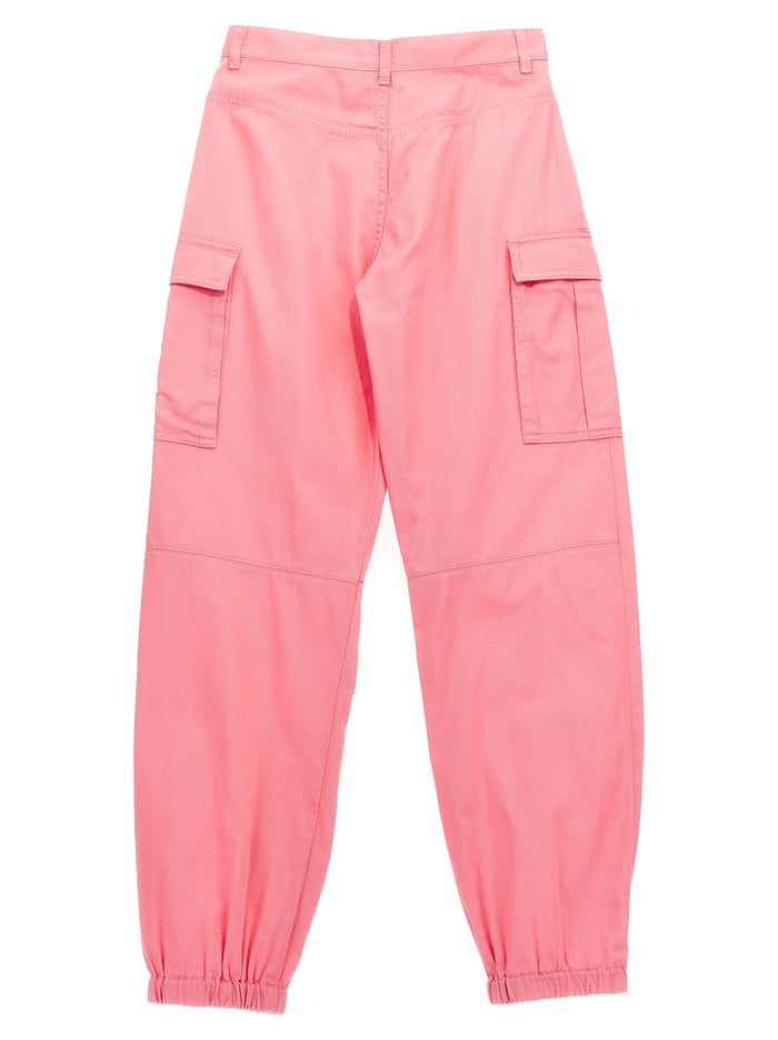 Cargo pants Pink Cotton