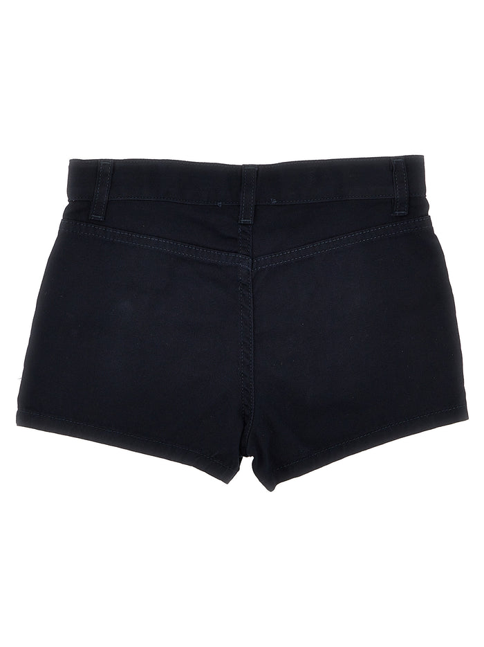 Gabardine shorts Blue Cotton Bermuda