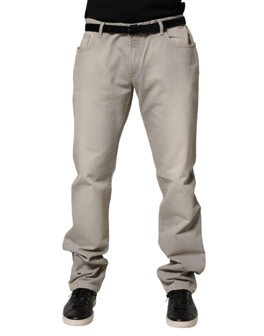 Dolce & Gabbana 100% Cotton jeans in gray