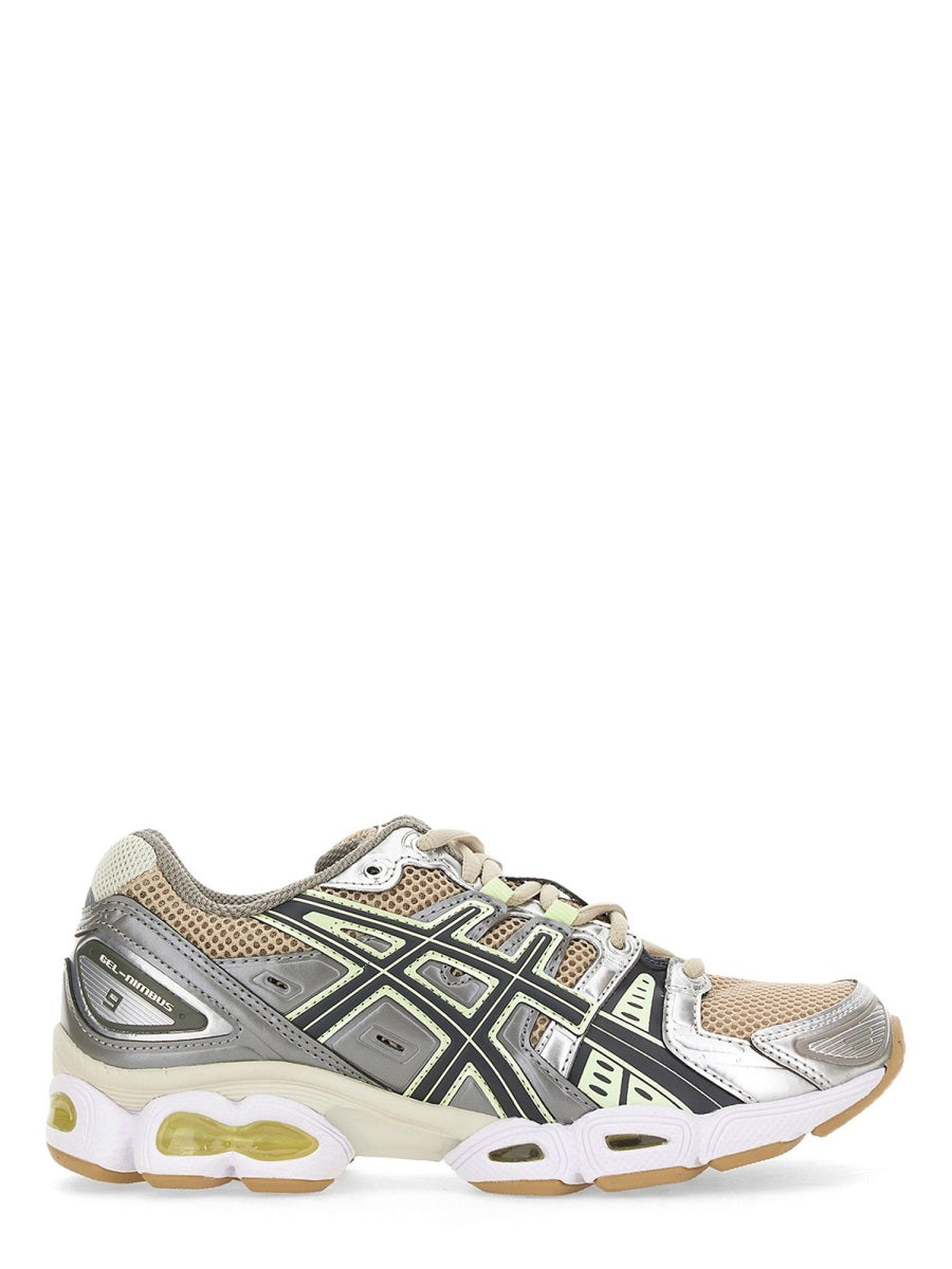 Gel-Nimbus 9 Sneaker Silver Synthetic Leather Sole Trainers