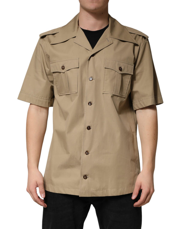 Dolce & Gabbana 100% Cotton shirt in brown