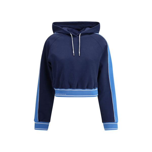 Casablanca 98% Cotton hoodie in navy
