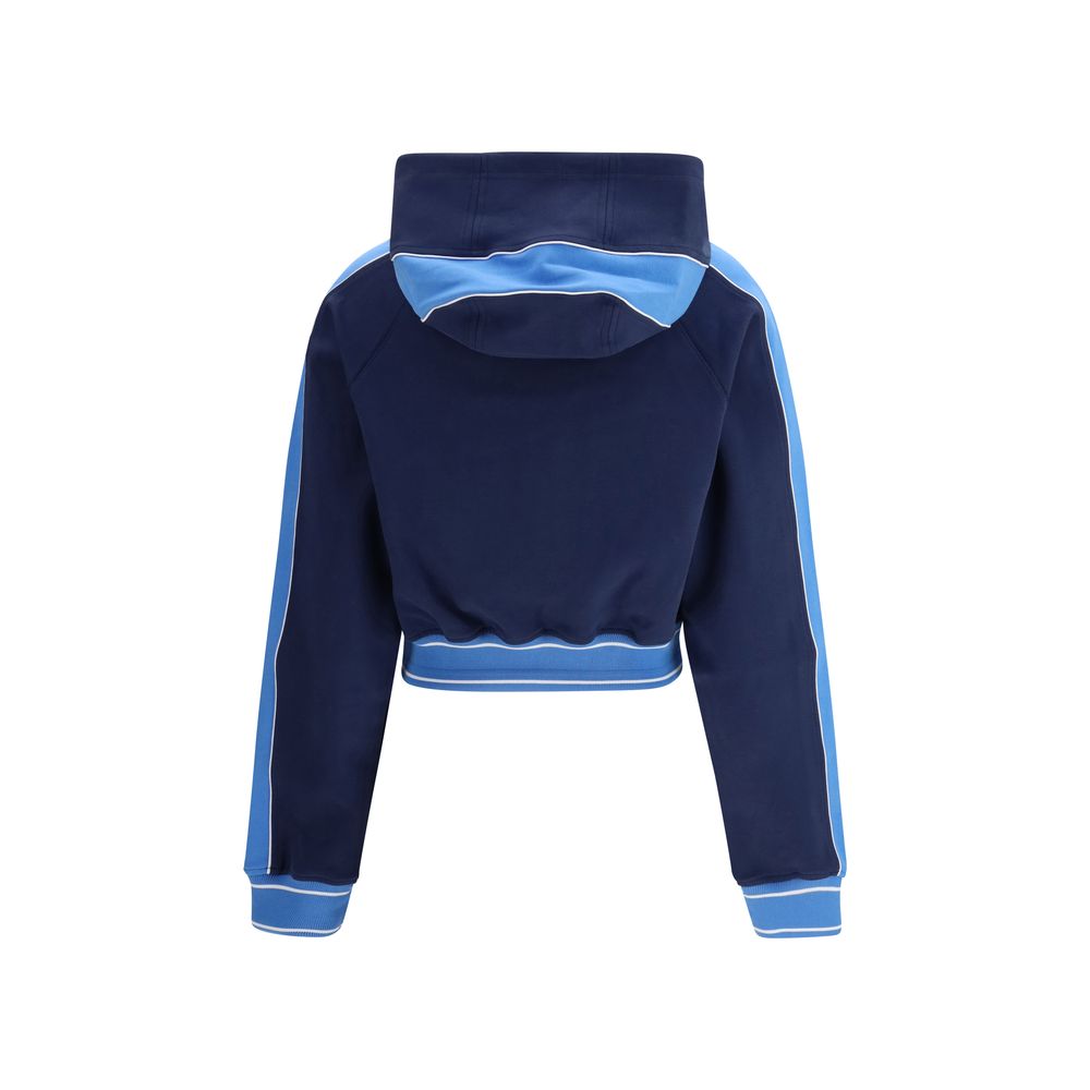 Casablanca 98% Cotton hoodie in navy — view 2