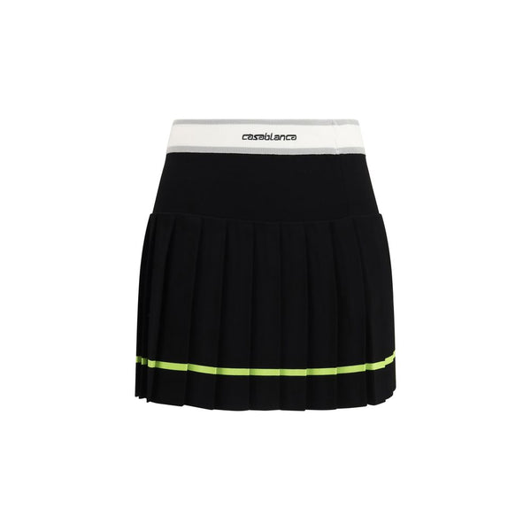 Casablanca 83% Viscose mini skirt in black