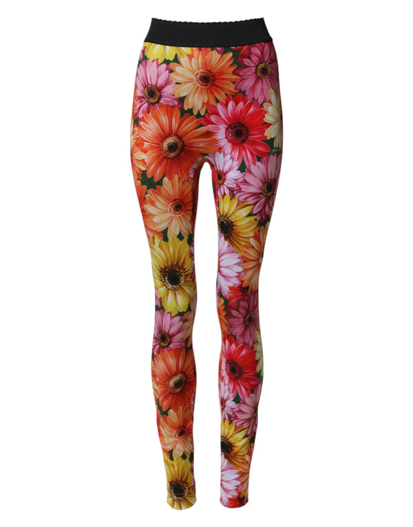 Dolce & Gabbana 16% Elastane leggings in multicolor