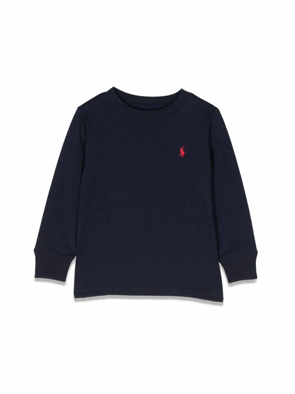 T-Shirt With Logo Blue Cotton T-shirts