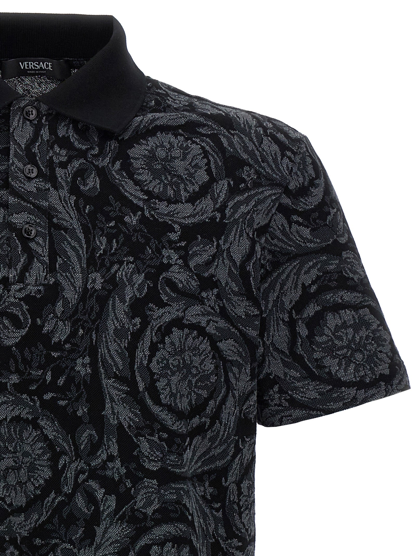 Baroque Polo Shirt Multicolor Cotton