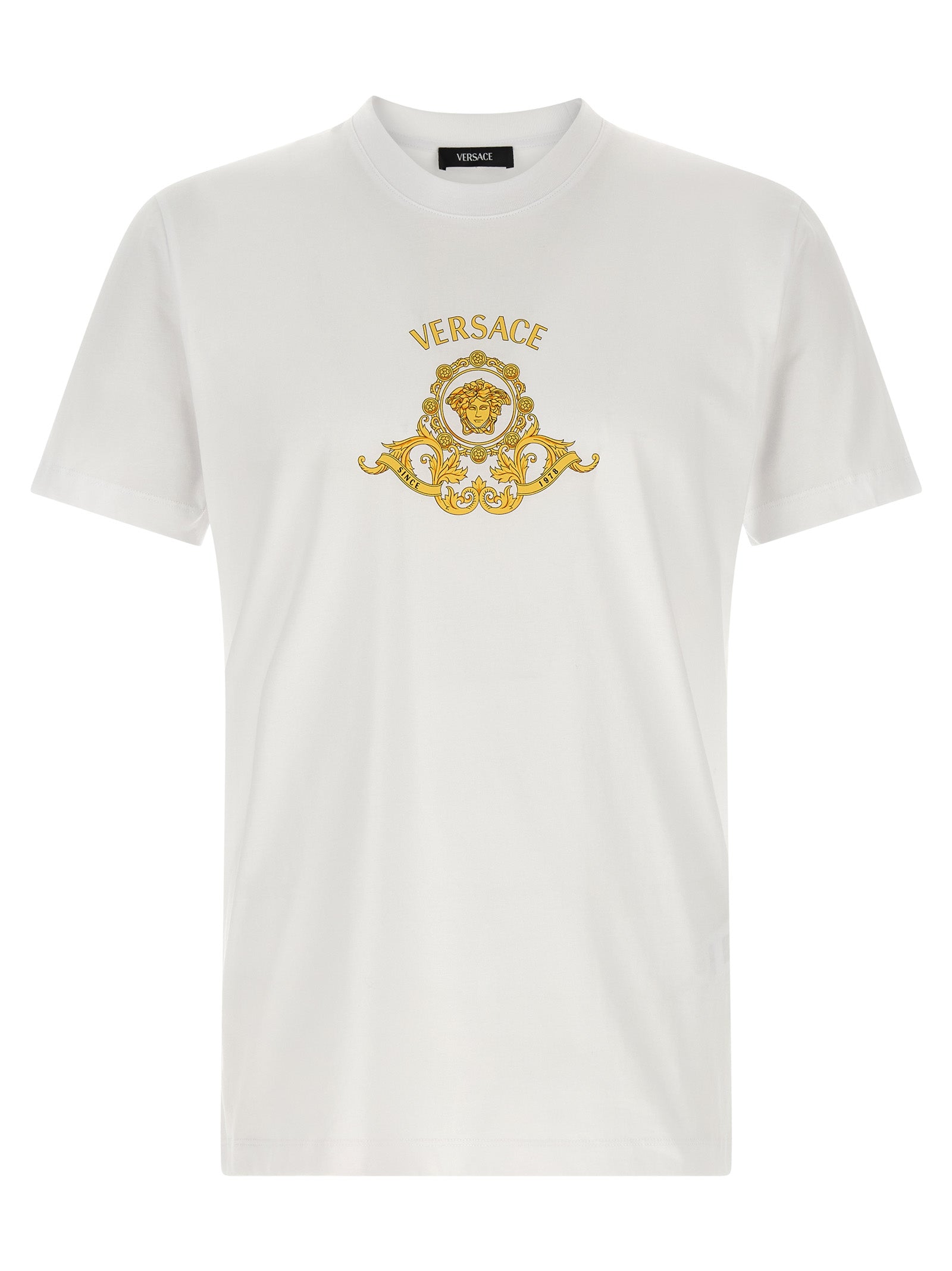 Hall of Heroes Crest T-shirt White Cotton