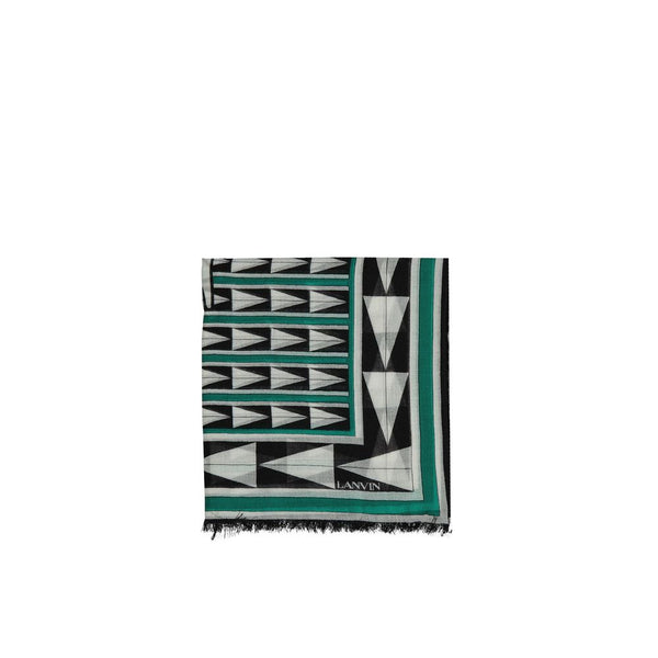 Lanvin 100% Wool scarf in multicolor
